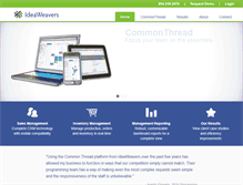 Tablet Screenshot of ideaweavers.com